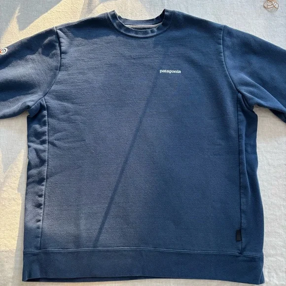 Patagonia Men's Fitz Roy Icon Uprisal Crewneck Sweater - Picture 2 of 4